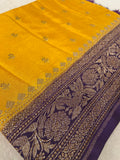 Pure Crepe Banarasi Silk Saree