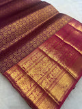 Pure 1G zari handloom Kanjeevaram Silk Saree- Silk mark certified- PS2489