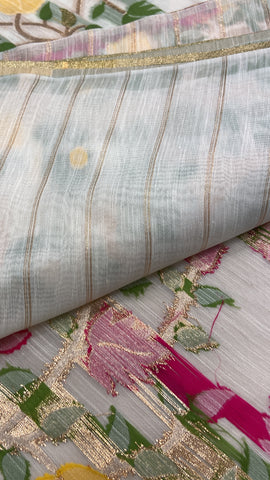 Premium soft Organza saree