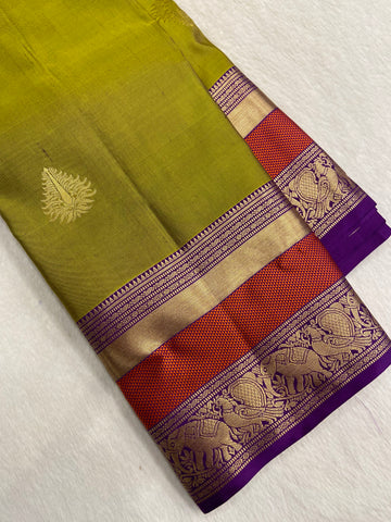 Pure Kanjeevaram silk mark certified saree