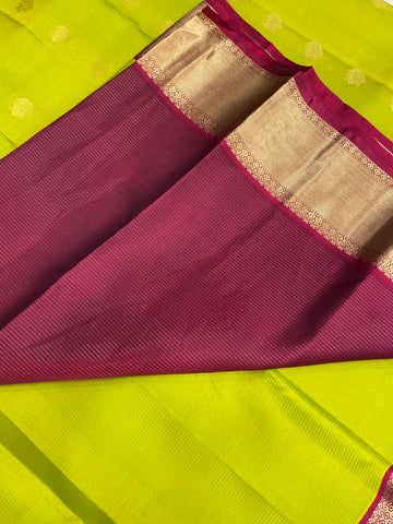 Pure Kanjeevaram silk mark certified saree