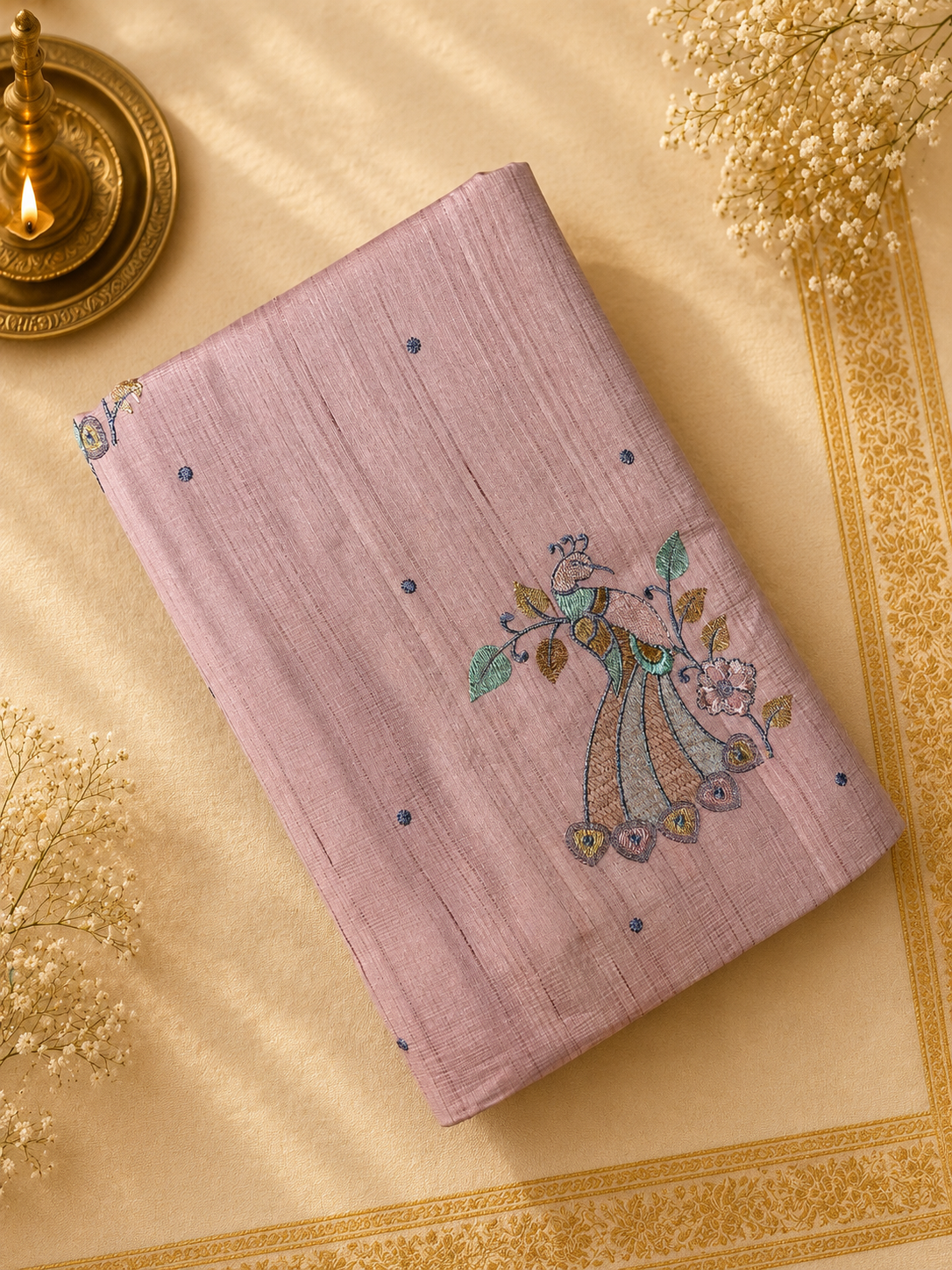 Premium Butter Silk Saree With Zari Work