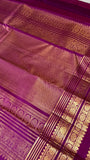 Pure 1G gold zari handloom Kanjeevaram Silk Saree- Silk mark certified- PS2400