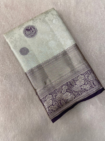 Bridal Semi Tissue Silk Saree