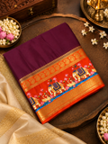 Premium Crepe Semi Mysore Silk Saree- 902663