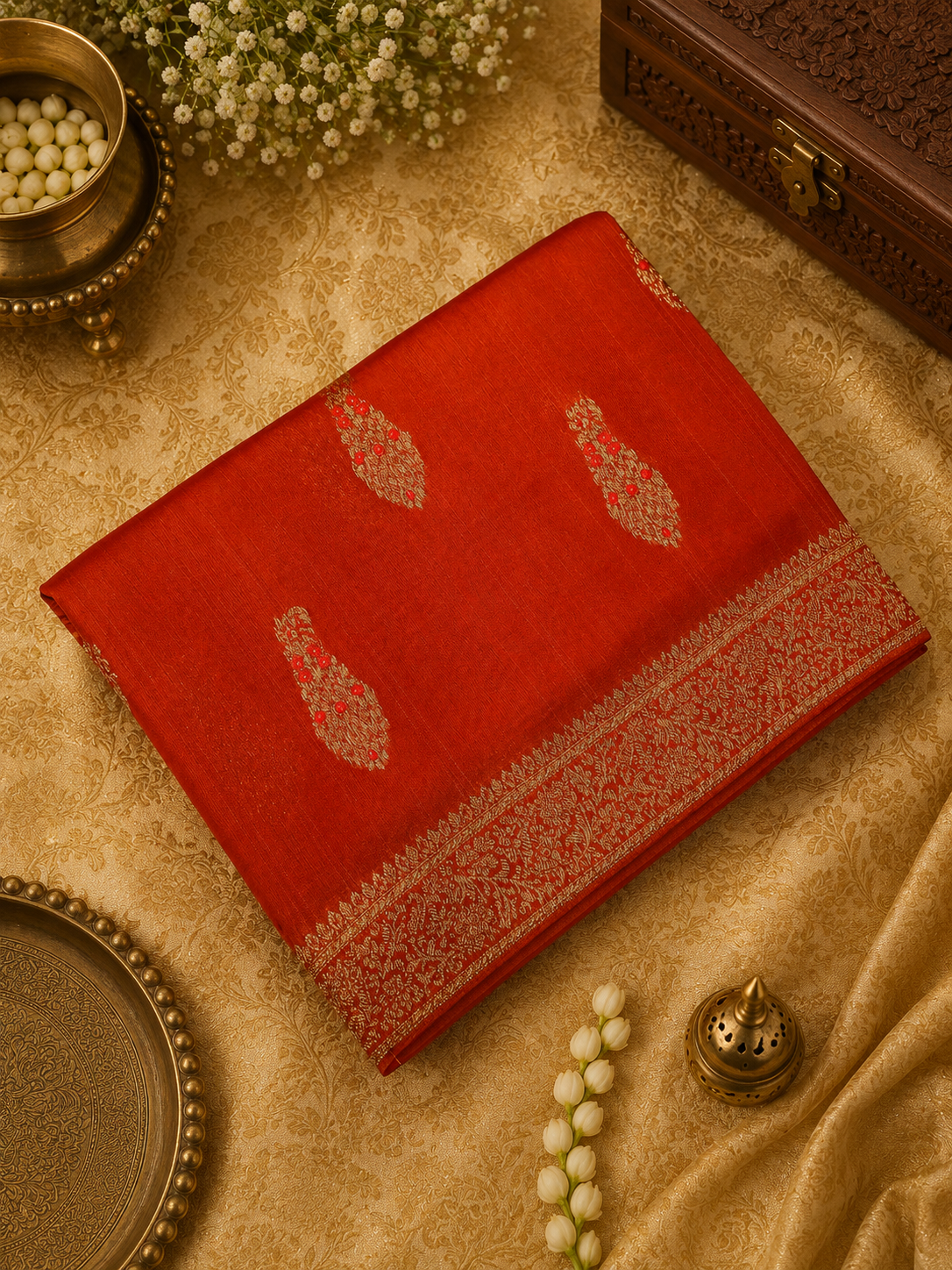 Premium Tassar Silk Saree💥