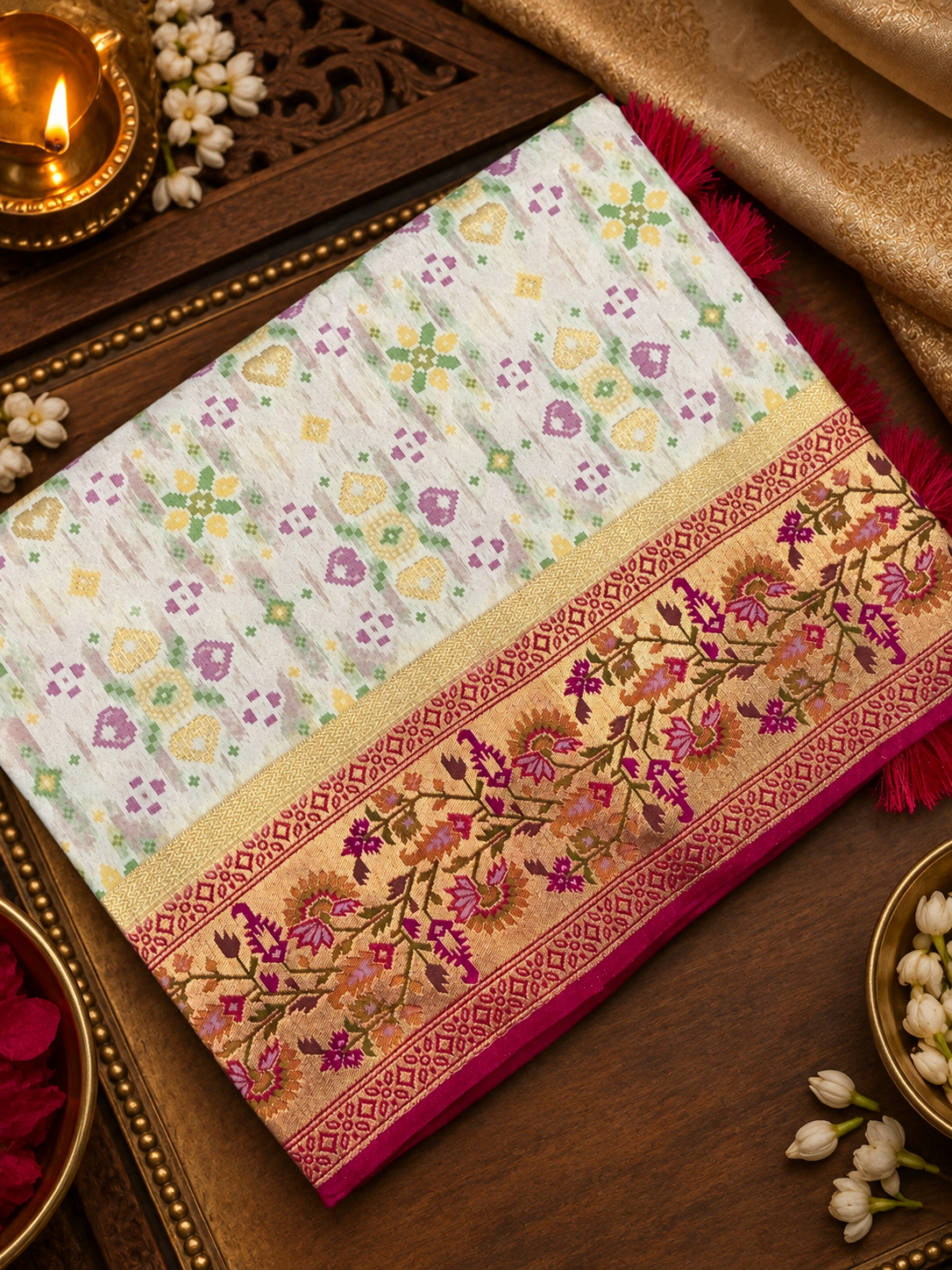 Premium Pochampally Silk Saree -902123
