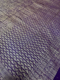 Pure Mix Mysore Crepe Silk Saree in brocade design- 902595 Purple