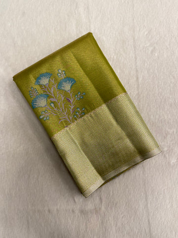 Bridal Semi Tissue Silk Saree