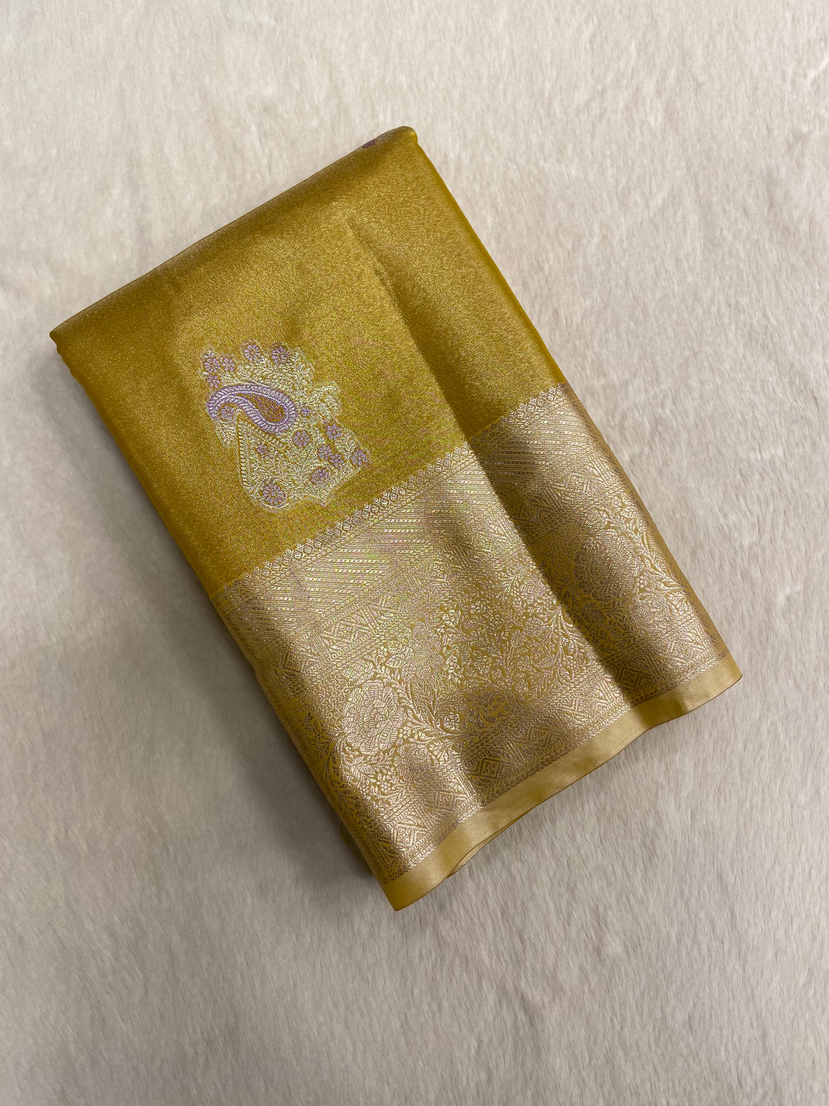Bridal Semi Tissue Silk Saree
