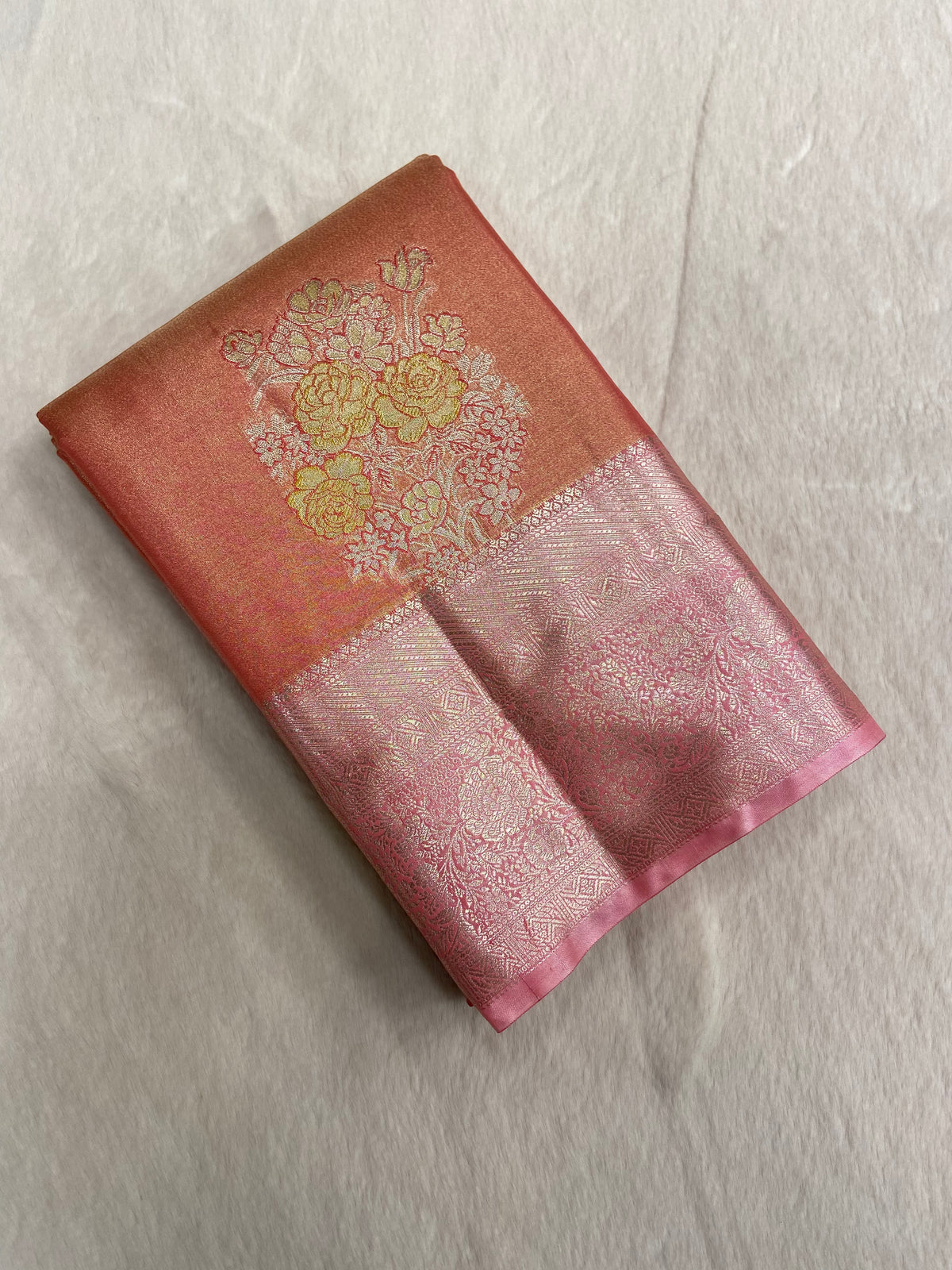 Bridal Semi Tissue Silk Saree