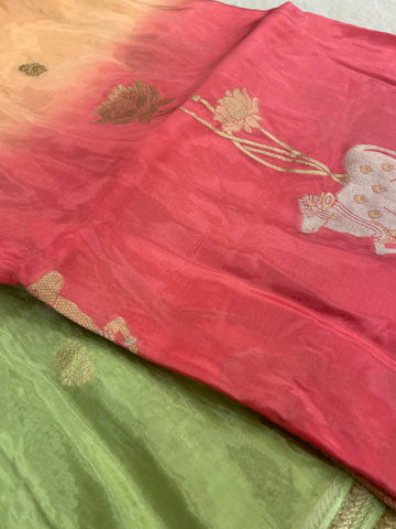 Pure Chinnon saree