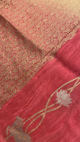 Pure Chinnon saree