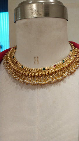Premium antique necklace and earring set