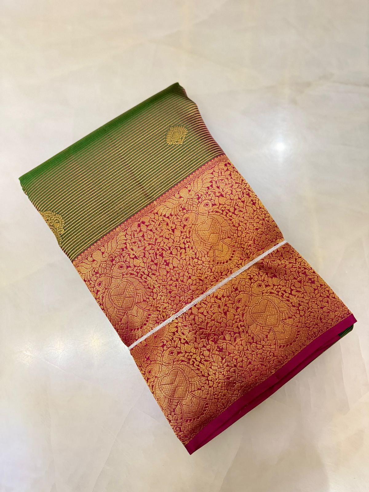 Half Mix Kanjeevaram Silk Saree