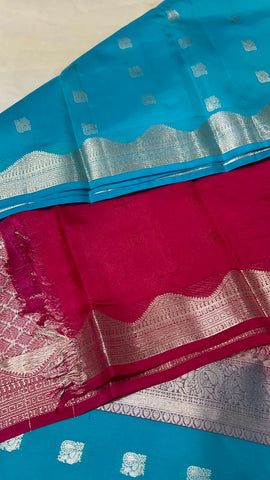 Half Mix Kanjeevaram Silk Saree