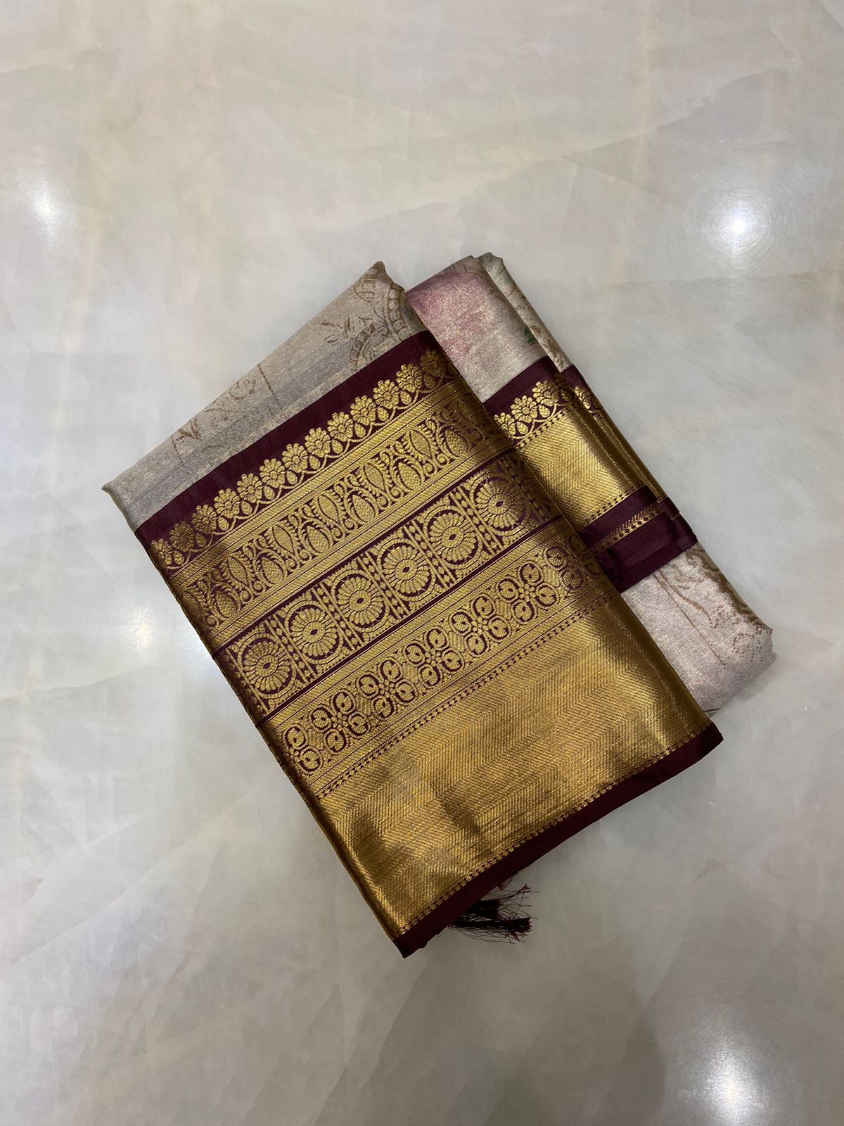 Semi Kanchipuram silk saree🤎✨