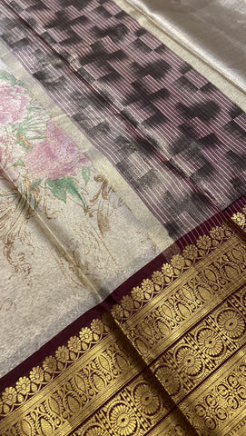 Semi Kanchipuram silk saree🤎✨