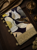 Premium Crepe designer Banarasi Silk Saree