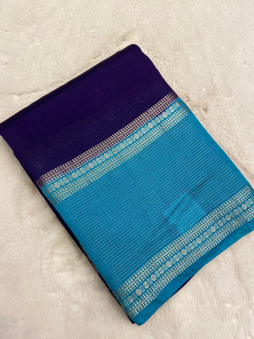 Chanderi Cotton Saree 💙