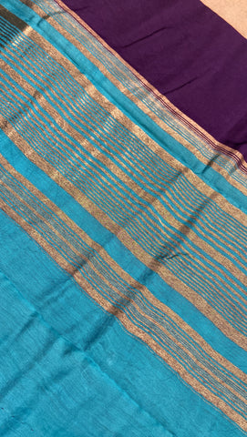 Chanderi Cotton Saree 💙