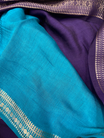 Chanderi Cotton Saree 💙
