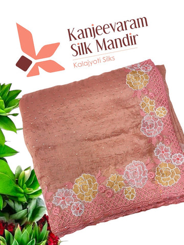 Pure Chinnon Saree