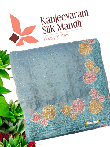 Pure Chinnon Saree