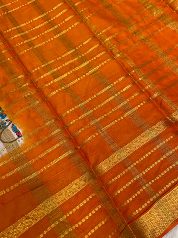 Premium Printed Semi Crepe Mysore Silk Saree
