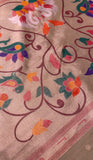 Premium Quality Semi Paithani By Organza Saree💚