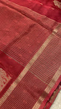 Pure Crepe Chinnon Saree 🌸- 902971