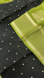 Pure Crepe Chinnon Saree - 902971