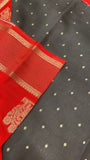 Pure Crepe Chinnon Saree❤️ - 902971