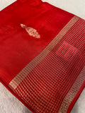 Pure Crepe Chinnon Saree ❤️- 902971