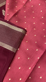 Pure Crepe Chinnon Saree - 902971