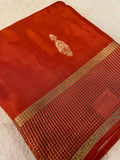 Pure Crepe Chinnon Saree - 902971