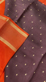 Pure Crepe Chinnon Saree - 902971