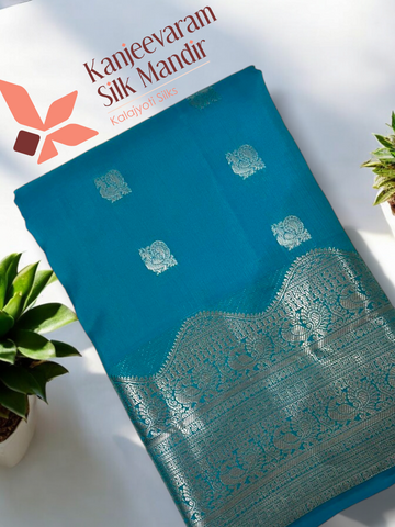 Half Mix Kanjeevaram Silk Saree