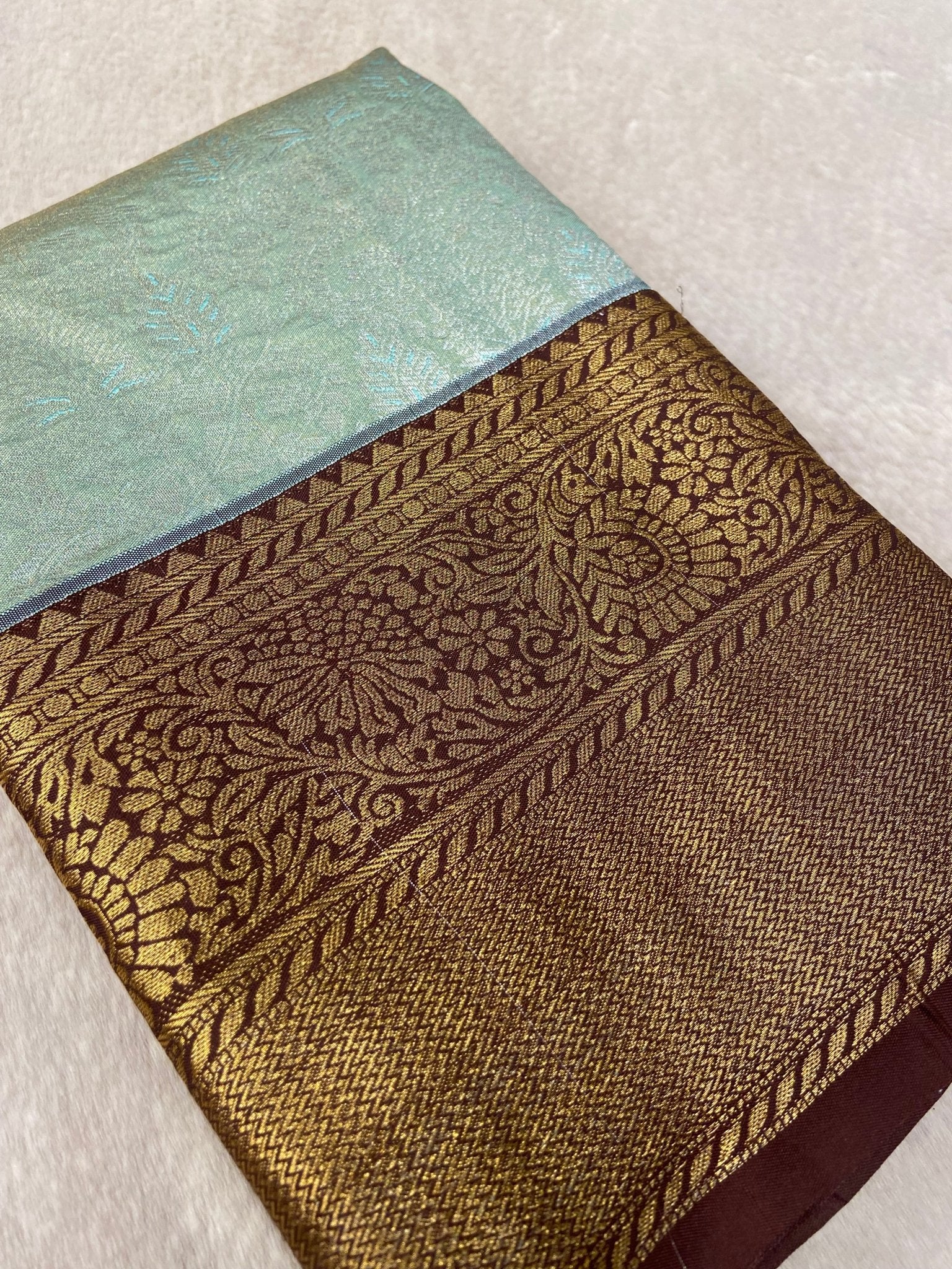 Bridal Semi Kanchipuram Silk Saree - Kanjeevaram Silk Mandir