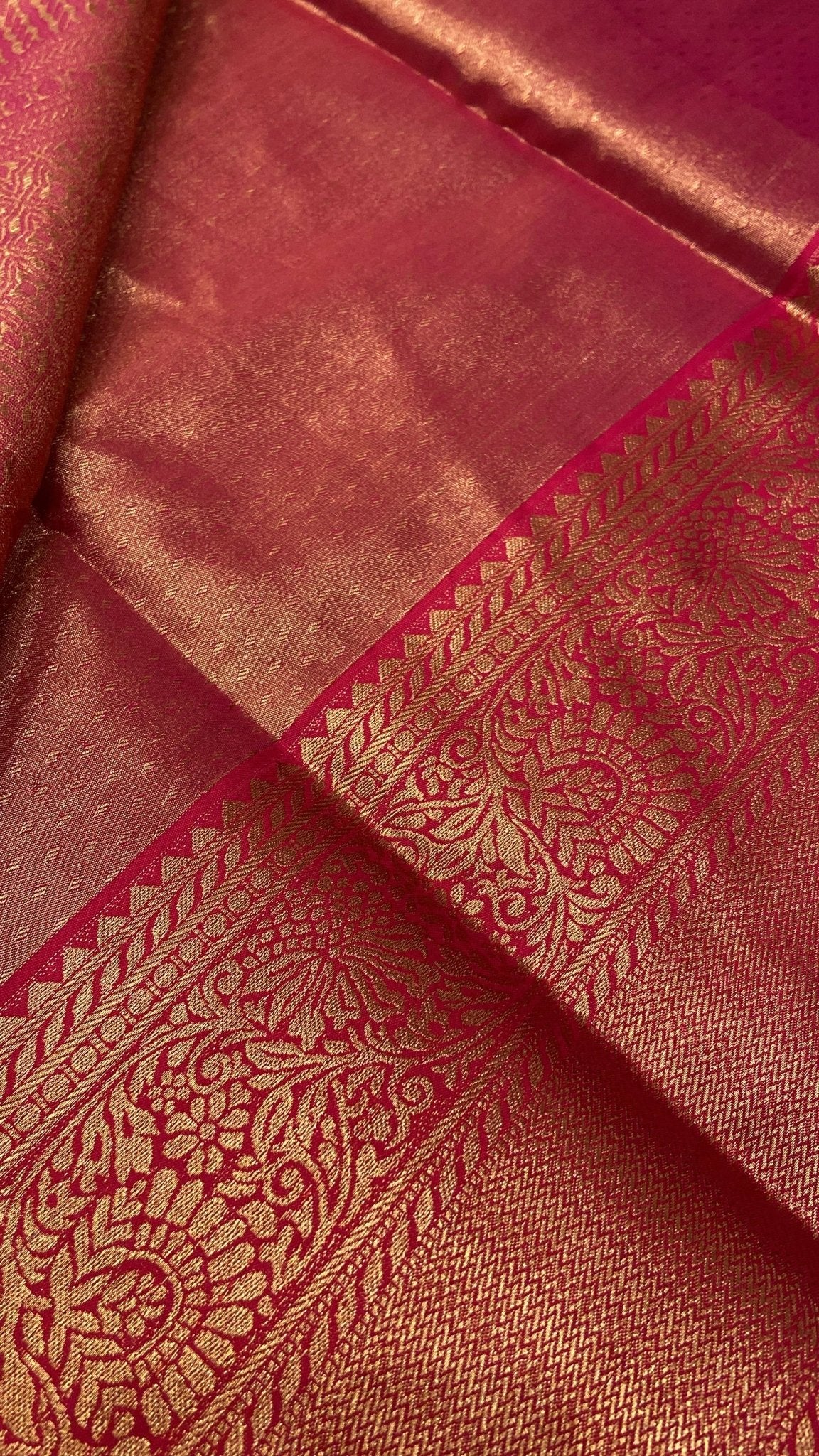 Bridal Semi Kanchipuram Silk Saree - Kanjeevaram Silk Mandir