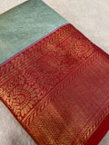 Bridal Semi Kanchipuram Silk Saree - Kanjeevaram Silk Mandir
