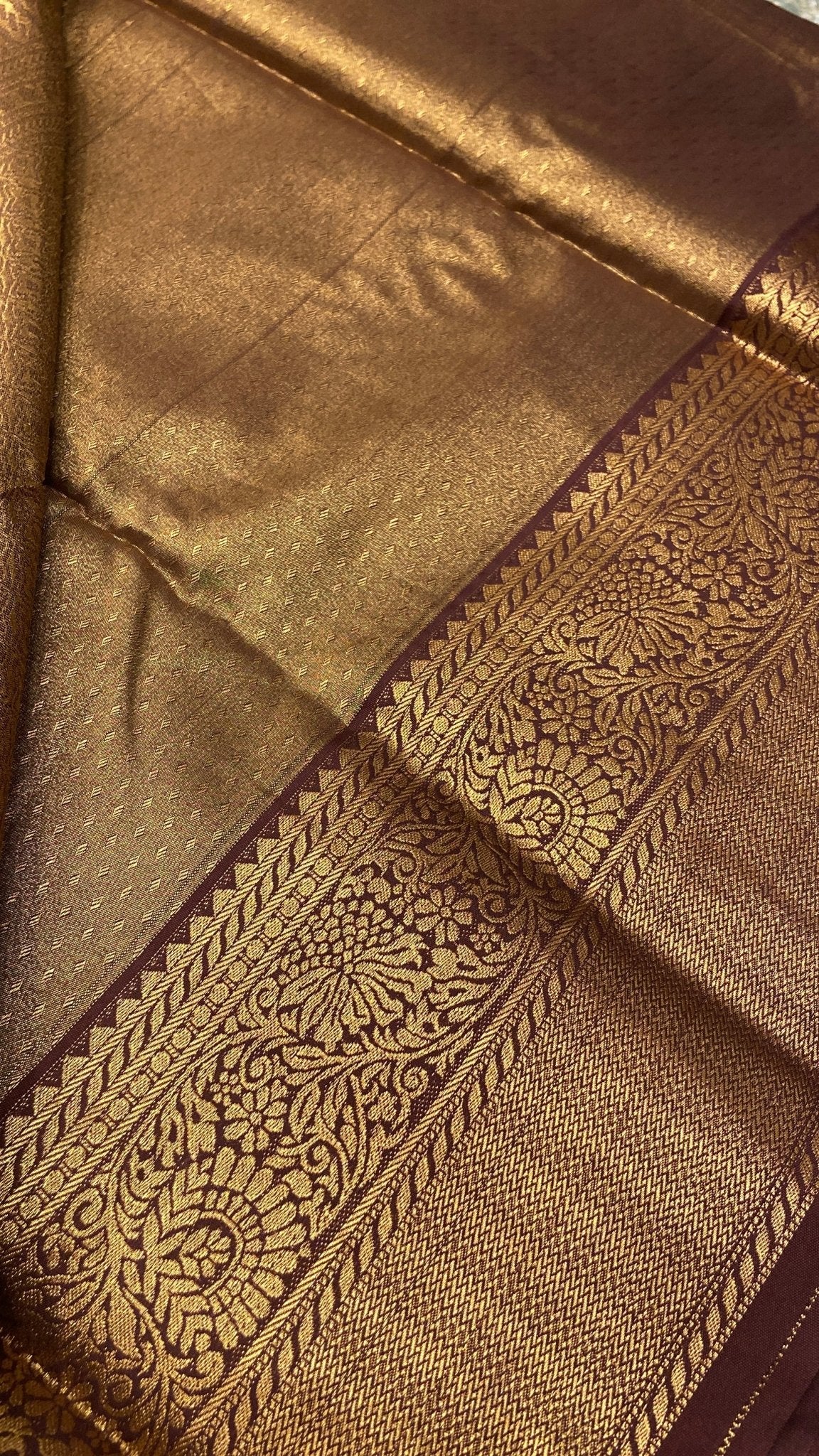 Bridal Semi Kanchipuram Silk Saree - Kanjeevaram Silk Mandir
