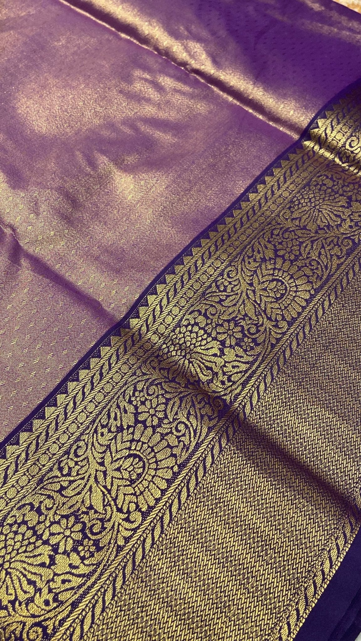 Bridal Semi Kanchipuram Silk Saree - Kanjeevaram Silk Mandir