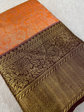 Bridal Semi Kanchipuram Silk Saree - Kanjeevaram Silk Mandir
