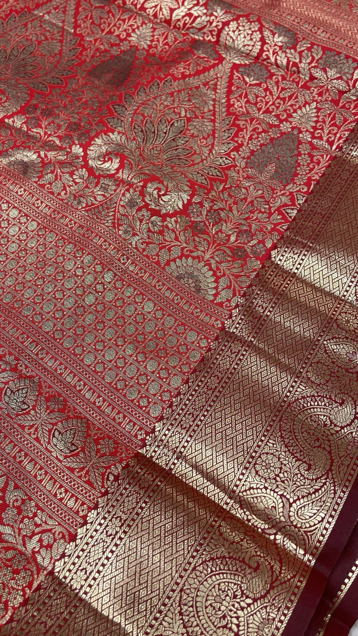 Bridal Semi Tissue Silk Saree - Kanjeevaram Silk Mandir