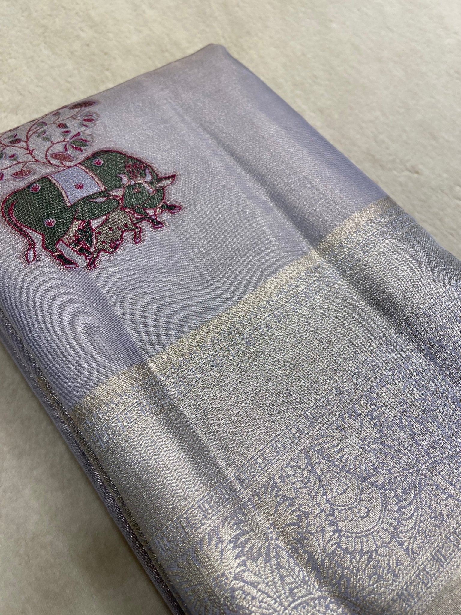 Bridal Semi Tissue Silk Saree - Kanjeevaram Silk Mandir