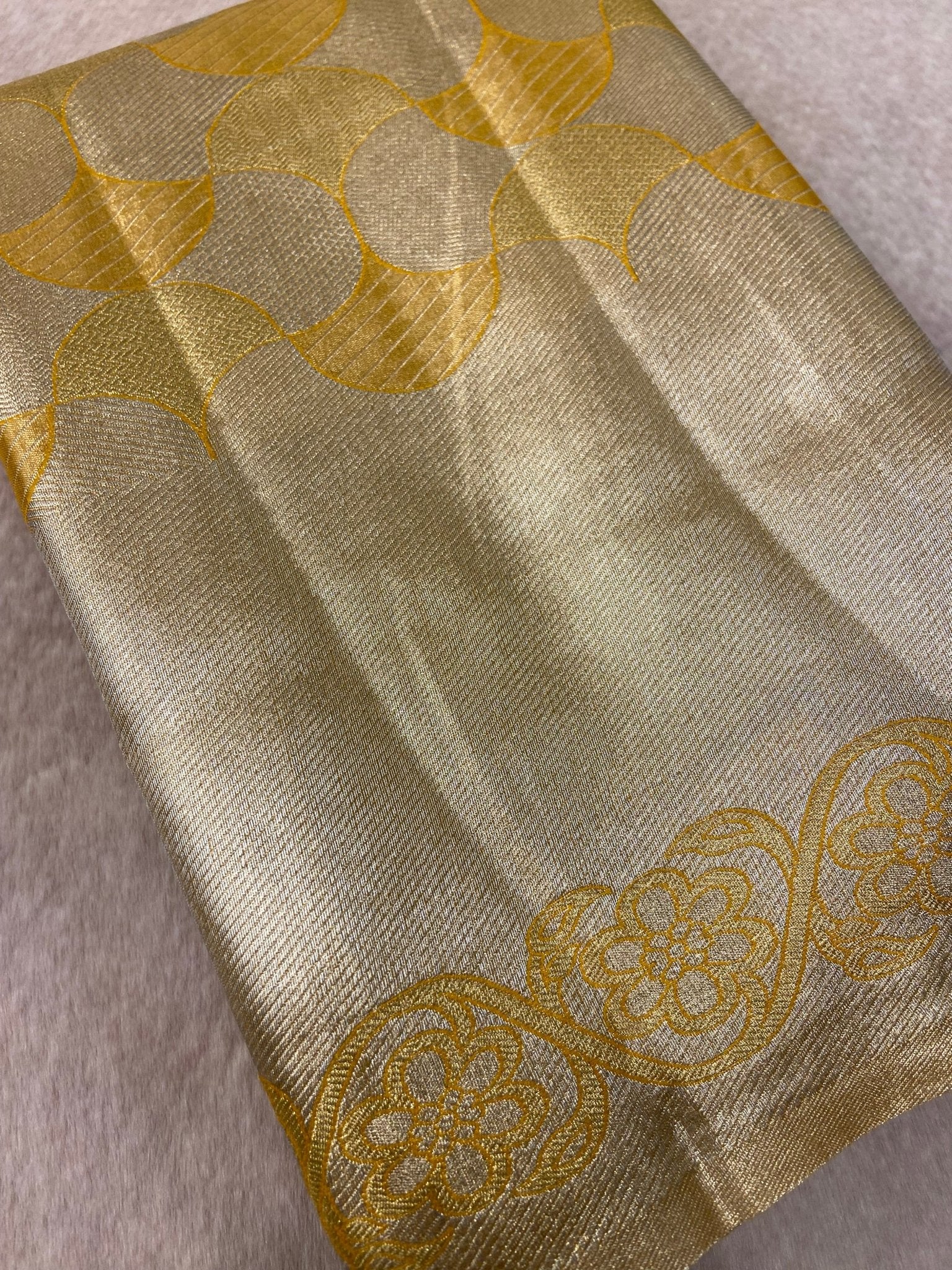 Bridal Semi Tissue Silk Saree - Kanjeevaram Silk Mandir