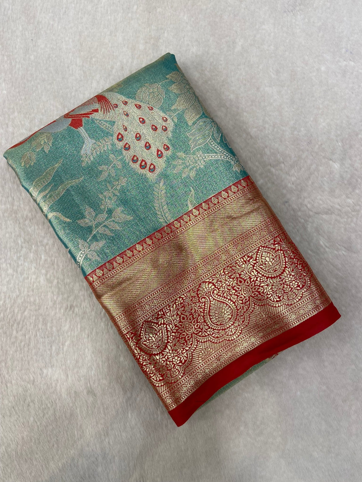 Bridal Semi Tissue Silk Saree - Kanjeevaram Silk Mandir
