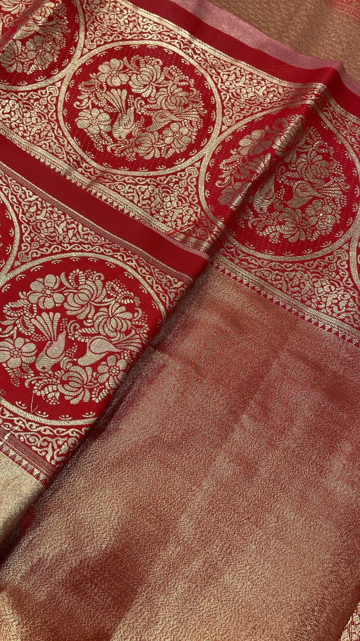Bridal Semi Tissue Silk Saree - Kanjeevaram Silk Mandir