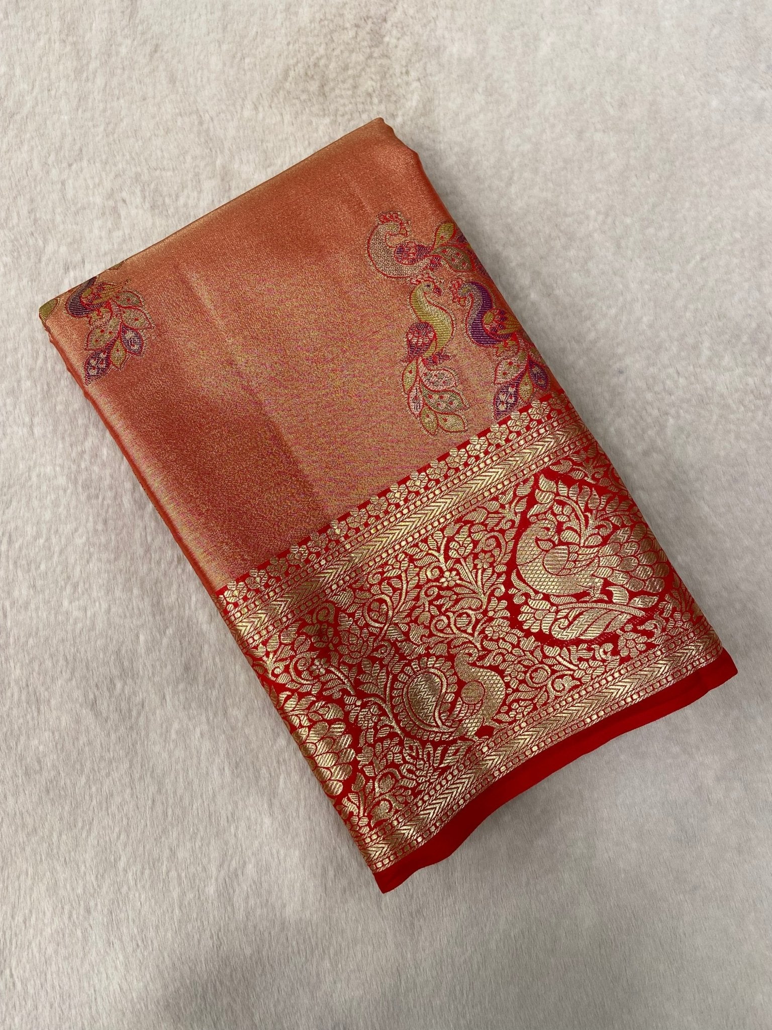 Bridal Semi Tissue Silk Saree - Kanjeevaram Silk Mandir